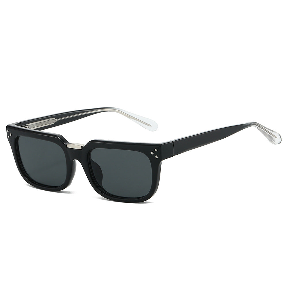 Dame oversized kvadratisk solbrille med luksuriøse aksenter Skanto