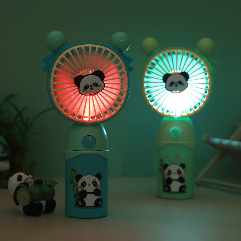 Bærbar panda-tema mini vifte Skanto