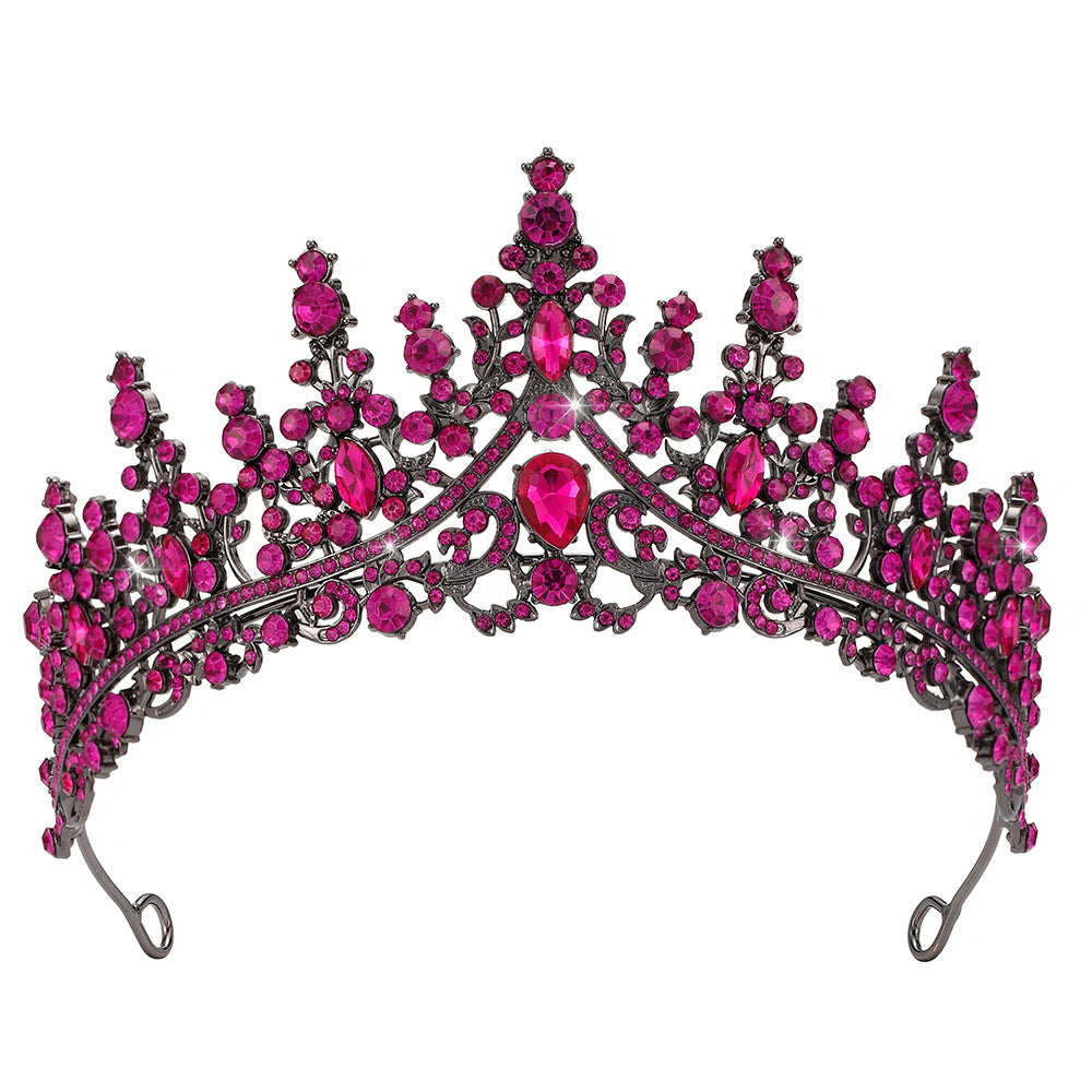 Dame Strass Tiara med glitrende edelstener Skanto