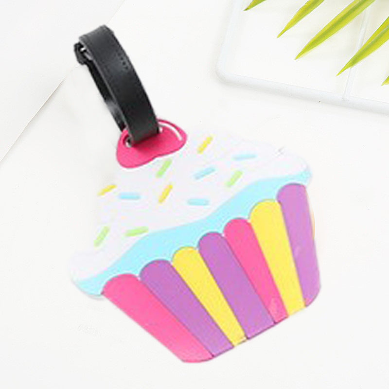 Unisex Bagasjelapp i søtt donut-design Skanto