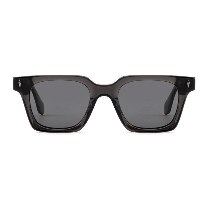 Dame klassisk kvadratisk solbrille med robust ramme og UV-beskyttelse Skanto
