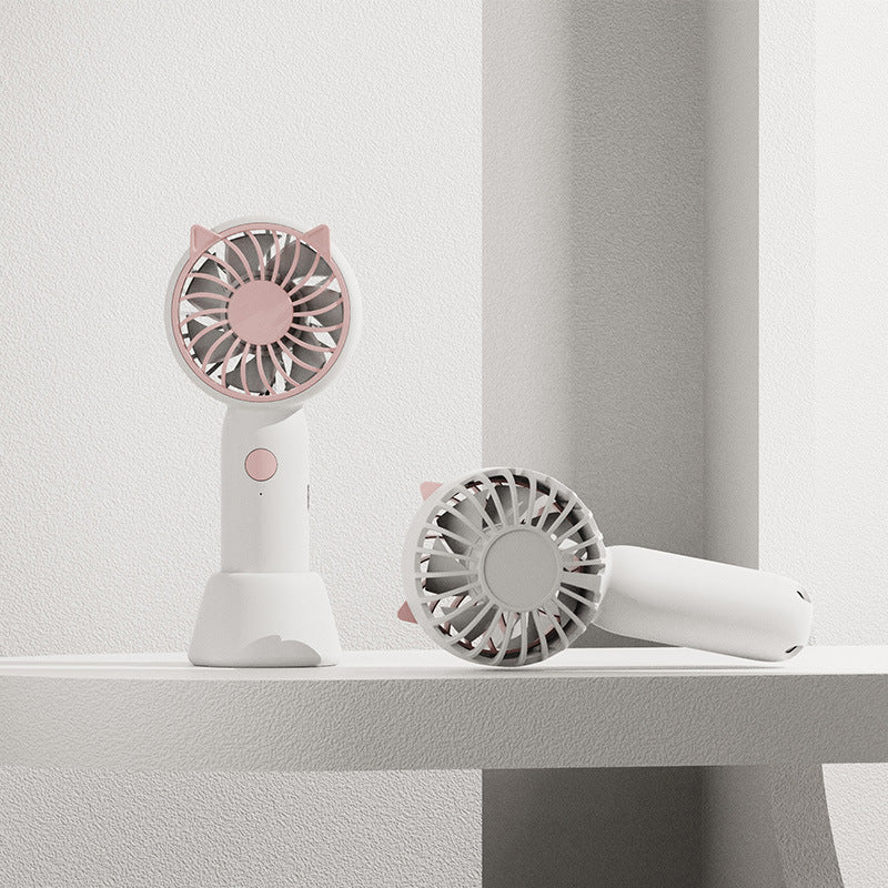 Dame bærbar håndvifte i elegant dyredesign Skanto