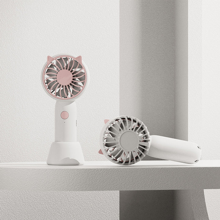Dame bærbar håndvifte i elegant dyredesign Skanto
