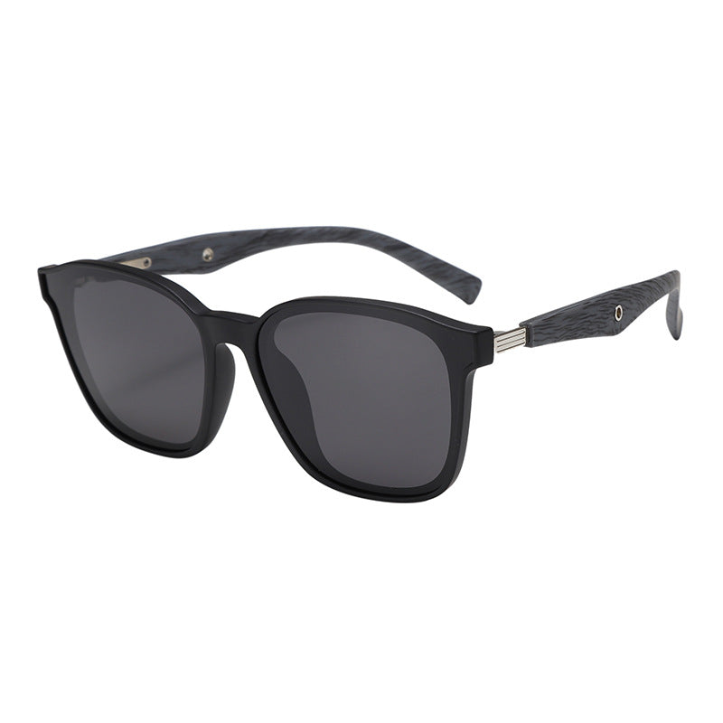 Dame stilige oversized solbriller med treakenter Skanto
