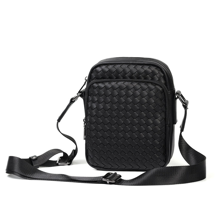 Praktisk Crossbody-veske med flettet design Skanto