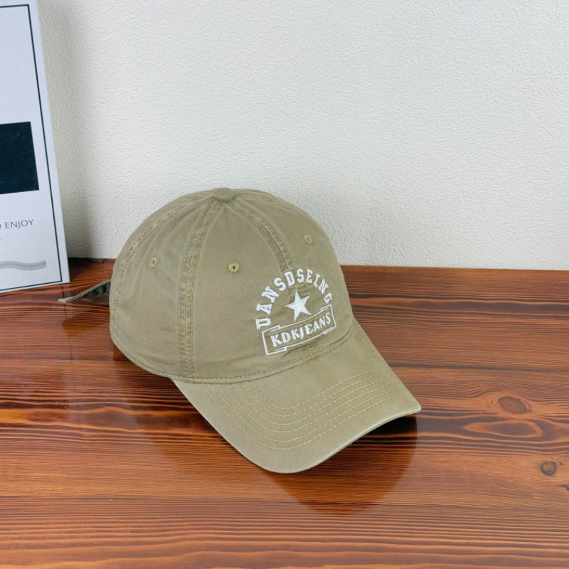 Herre Slitt Vintage Stil Baseball Cap Skanto