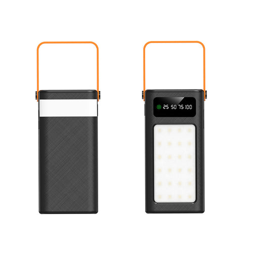 Bærbar LED Powerbank med innebygd skjerm og bærehåndtak Skanto