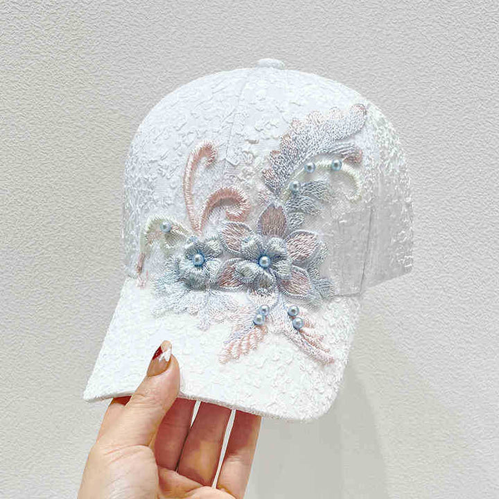 Kvinners broderte blonde baseball caps Skanto