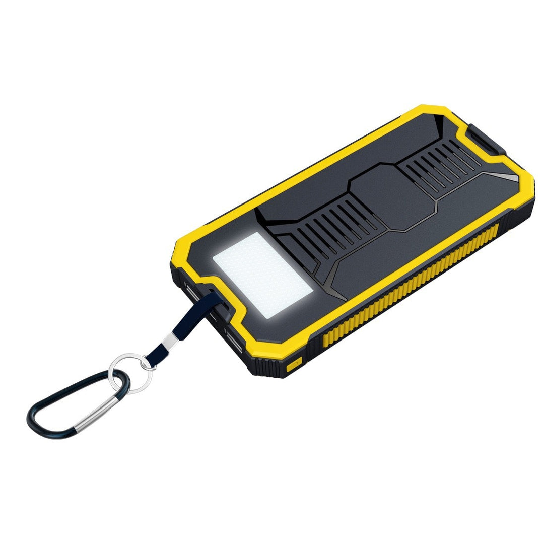 Robust Powerbank med integrert LED-lommelykt Skanto