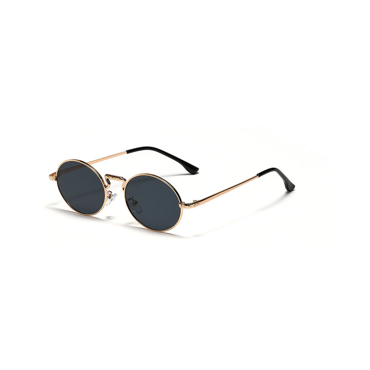 Dame rund fashionable solbriller Skanto