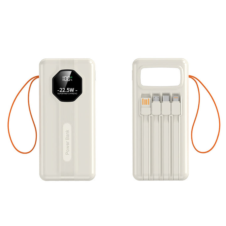 Bærbar hurtiglading powerbank med multifunksjonell USB-tilkobling Skanto