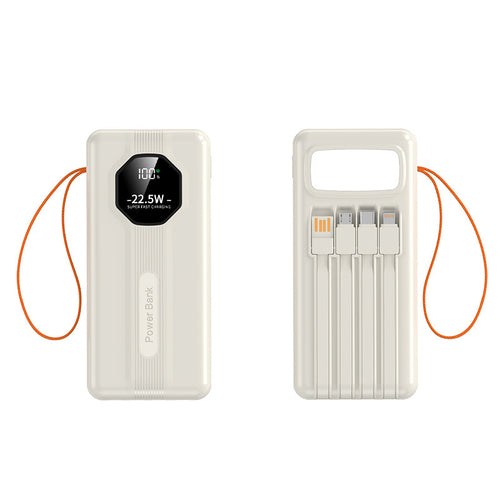 Bærbar hurtiglading powerbank med multifunksjonell USB-tilkobling Skanto