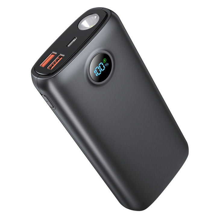 Høyytelses powerbank med LED-skjerm og hurtigladefunksjon Skanto
