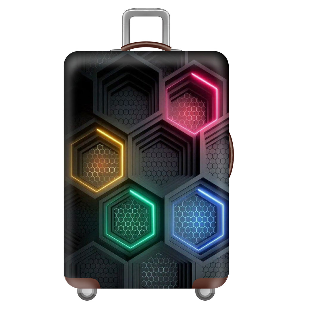 Unisex nan robuster Hartschalen-Trolley med polykarbonat-ytter skall og bilmerke-motif Skanto