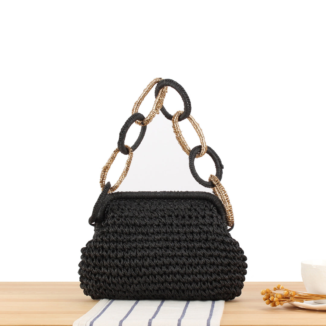Handbag with unique chain handle Skanto