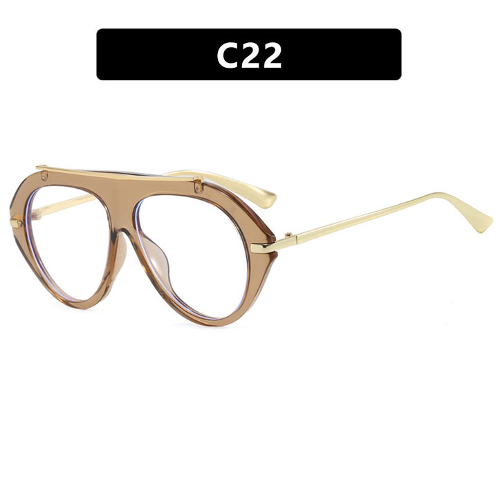 Dame solbrille i elegant heksagon-design Skanto