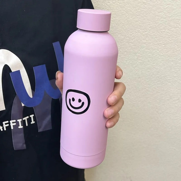 Dame-isoleringsflaske med kreativt Smiley-design Skanto