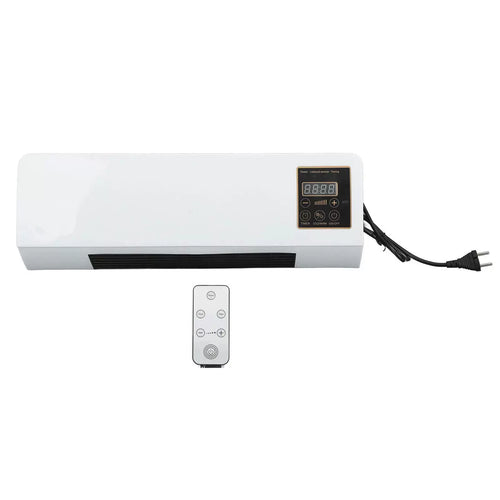 Unisex one size plug-in flat wall heater with digital thermostat and remote control Skanto