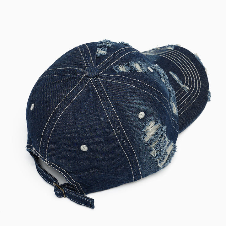 Dame trendy Ødelagt-basecap Skanto