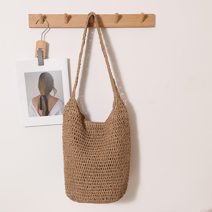 Håndlaget strikket bag Skanto