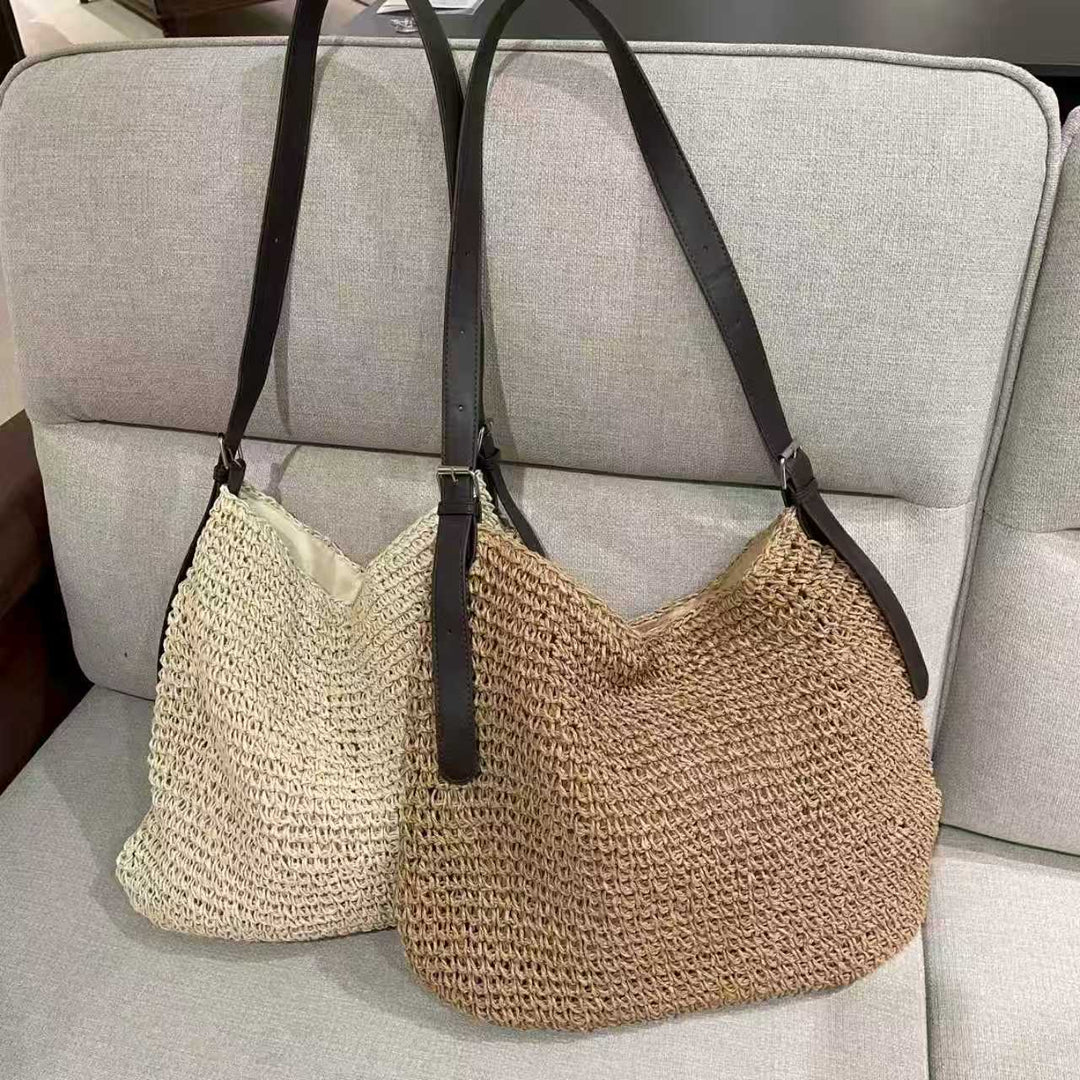 Håndlaget Grovmasket Crossbody-veske Skanto