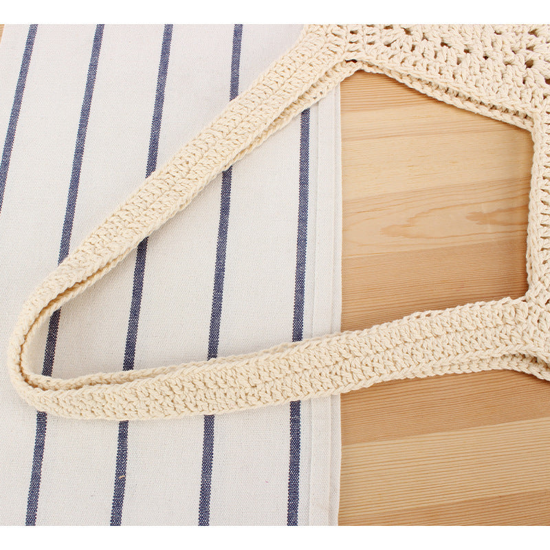 Hand-knotted tote bags with unique pattern Skanto
