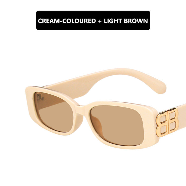 Dame Cat-Eye solbriller med luksuriøst leopardmønster og polariserte glass Skanto