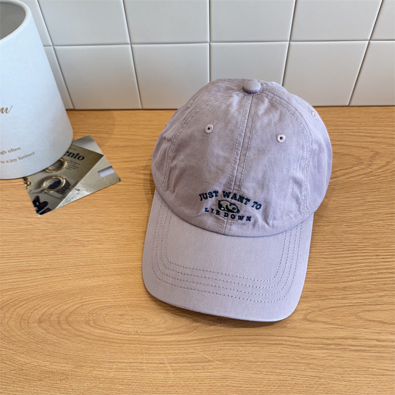 Kvinnenes Casual Brodert Justerbar Baseball Caps Skanto