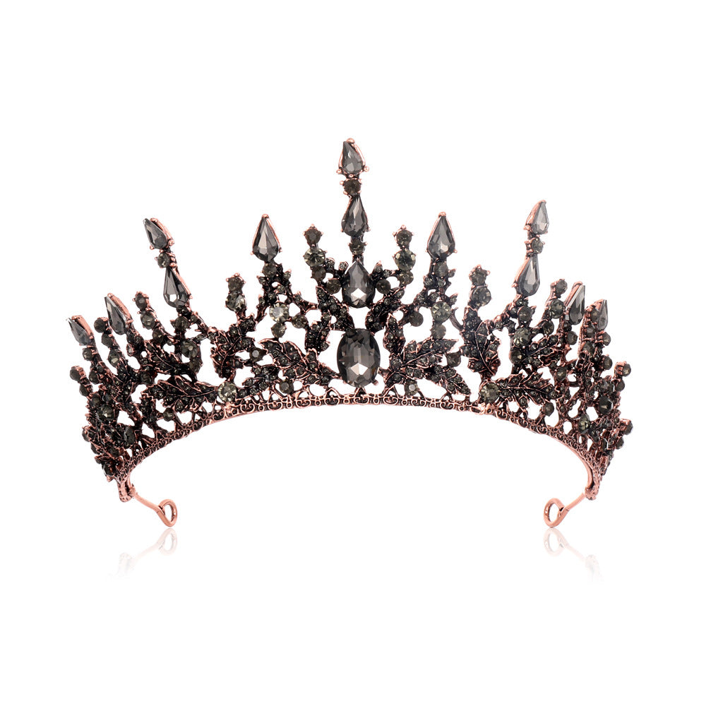 Dame Elegant Tiara med glitrende krystaller Skanto