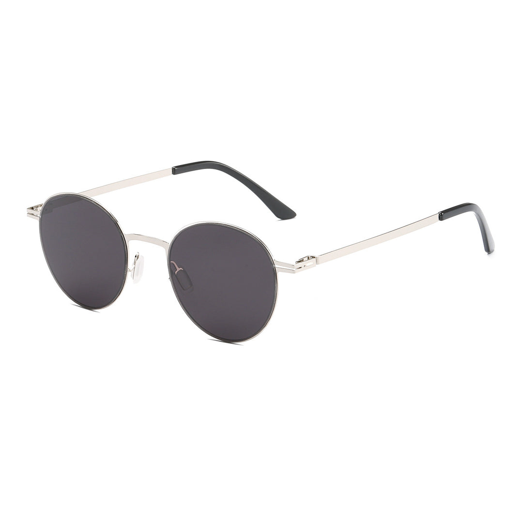 Dame elegant rund solbrille med UV-beskyttelse Skanto