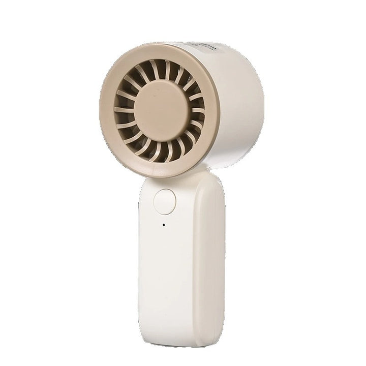 Unisex nan kompakt trådløs håndvifte med integrert batteri, stille turbinemotor og justerbart neigbart hode Skanto