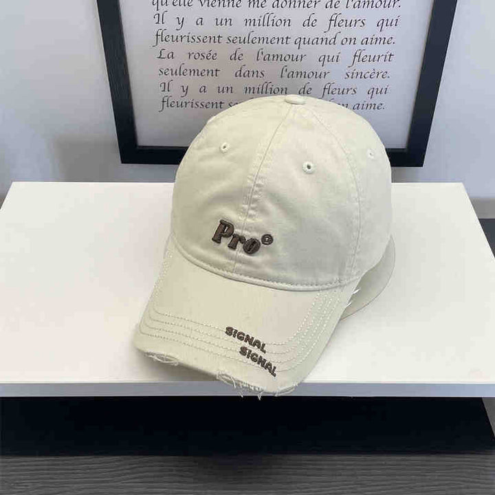 Kvinnenes Casual Slitt Brodert Baseball Caps Skanto