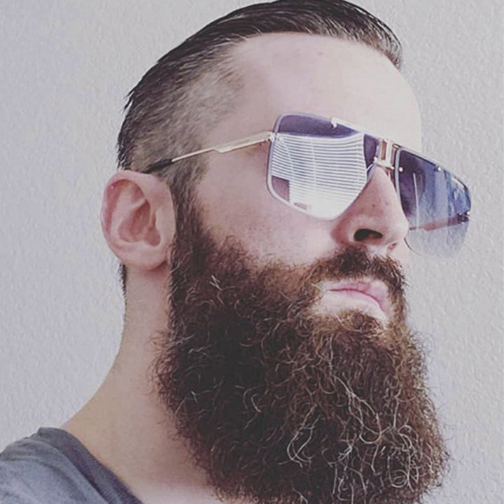 Dame kvadratisk solbrille i stilfull minimalistisk design Skanto
