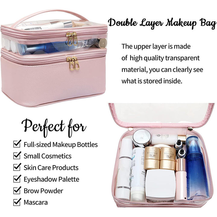 Kosmetikk Organizer med Dobbelt Rom Skanto