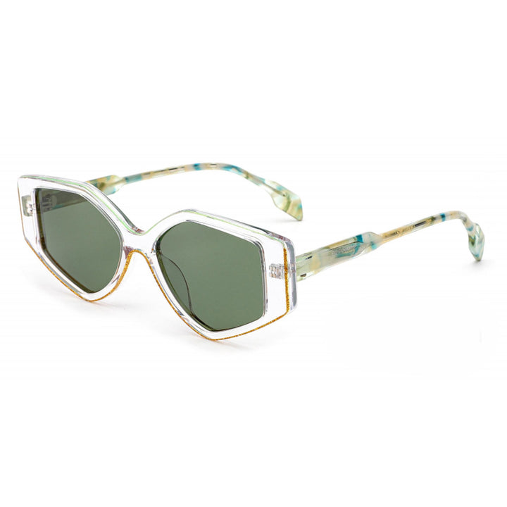 Dame modisk solbrille med unikt skåret design og UV-beskyttelse Skanto