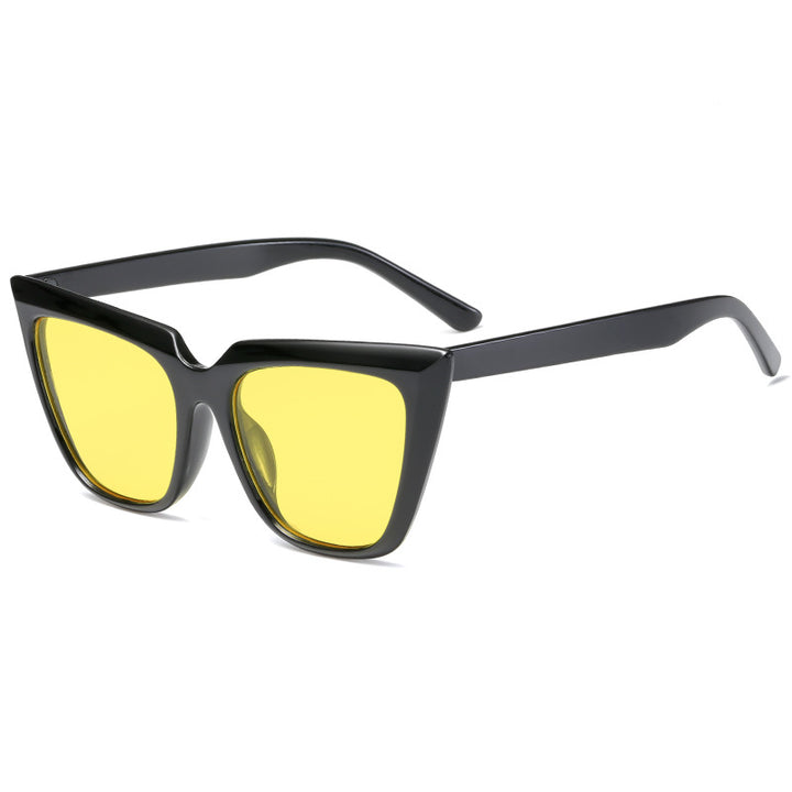 Damer Geometrisk Oversized Solbrille Skanto