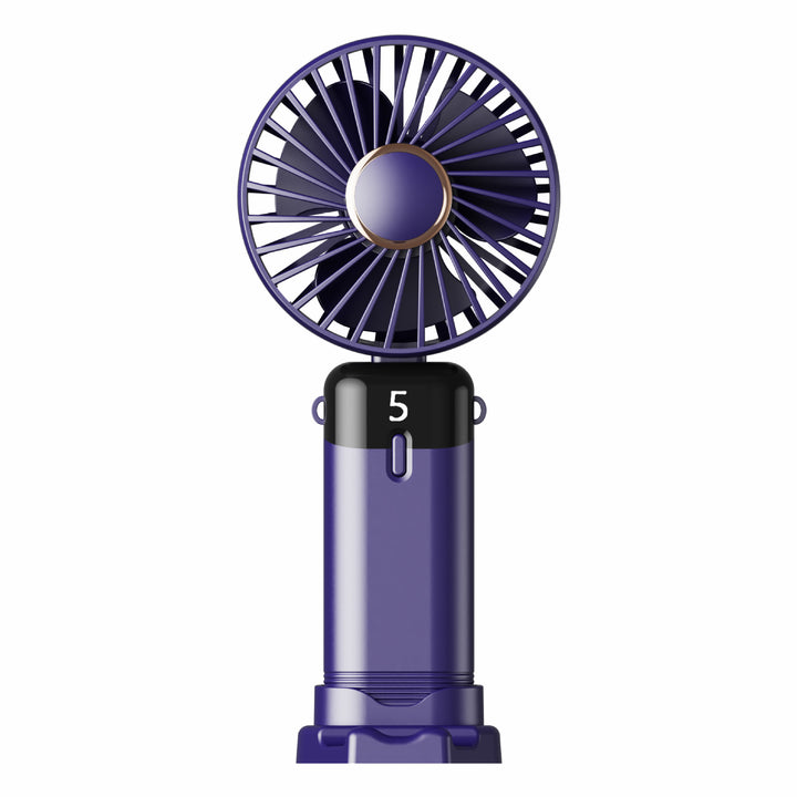 Unisex nan oppladbar bærbar håndholdt og skrivebordsfan med LED batteriindikator Skanto