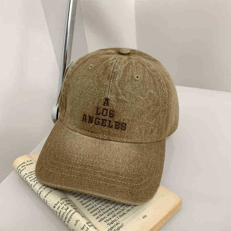 Kvinnenes Vintage Denim Baseball Caps Skanto