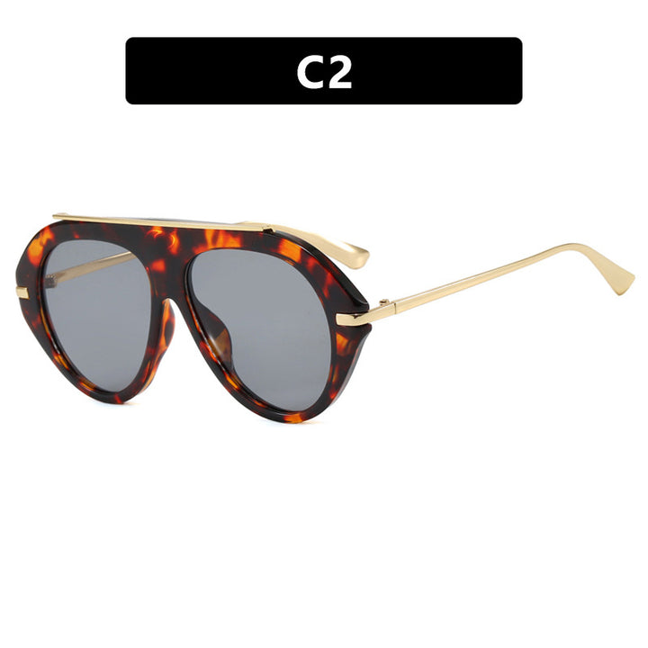 Dame solbrille i elegant heksagon-design Skanto