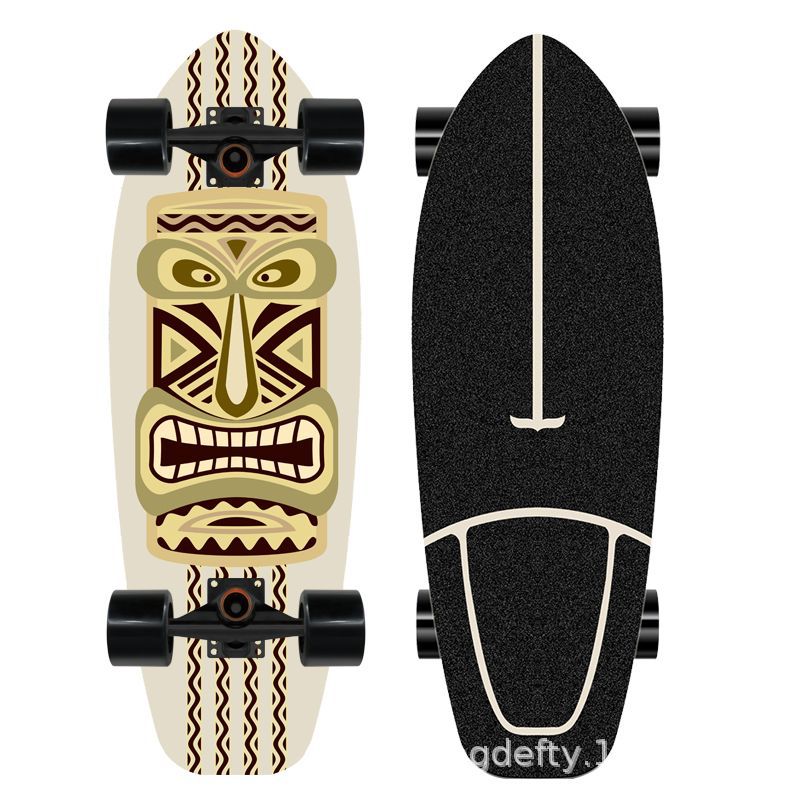 Kunstnerisk Løve Design Skateboard Skanto