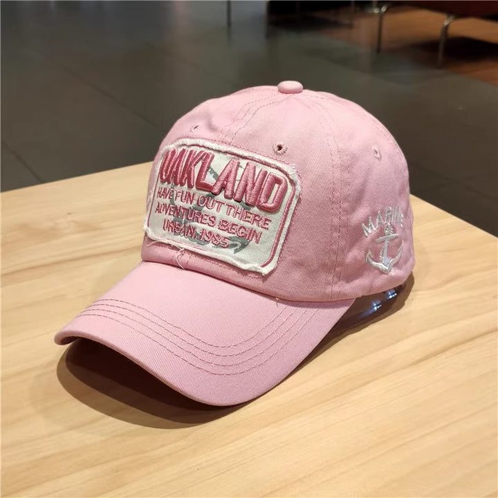 Kvinnenes vintage-inspirerte broderte caps Skanto