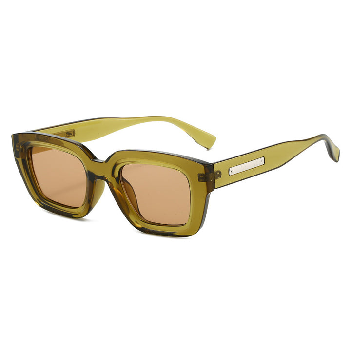Damer oversized firkantet solbrille Skanto