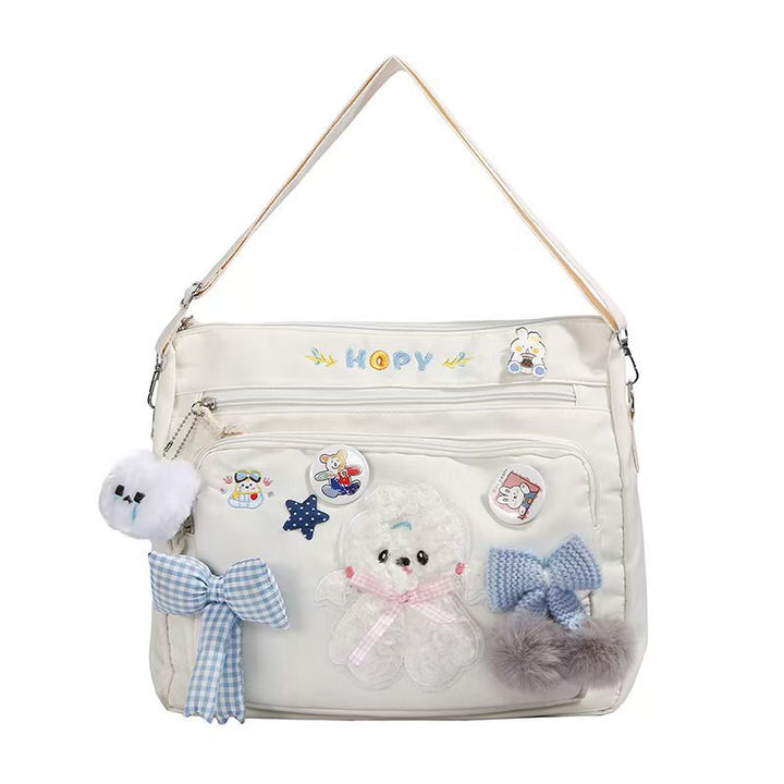 Plush Dekorert Håndveske Skanto