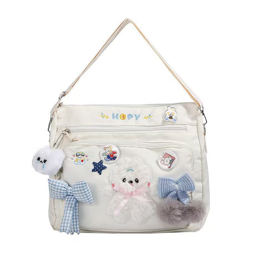 Plush Dekorert Håndveske Skanto