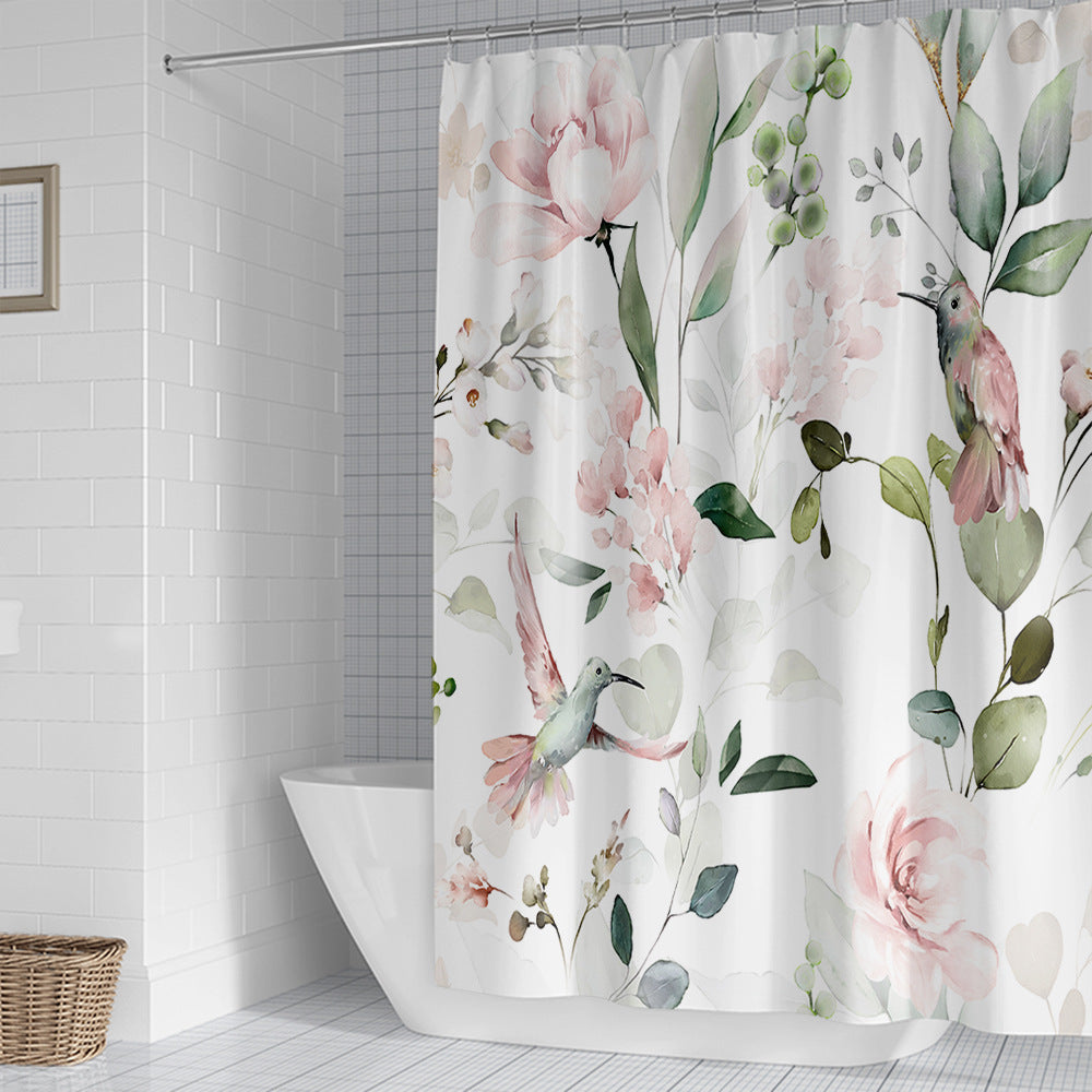 Blomsterprydet Dusjforheng Skanto