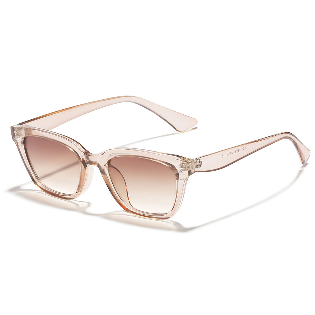 Damer oversized solbriller med moderne, myk fargegradient Skanto