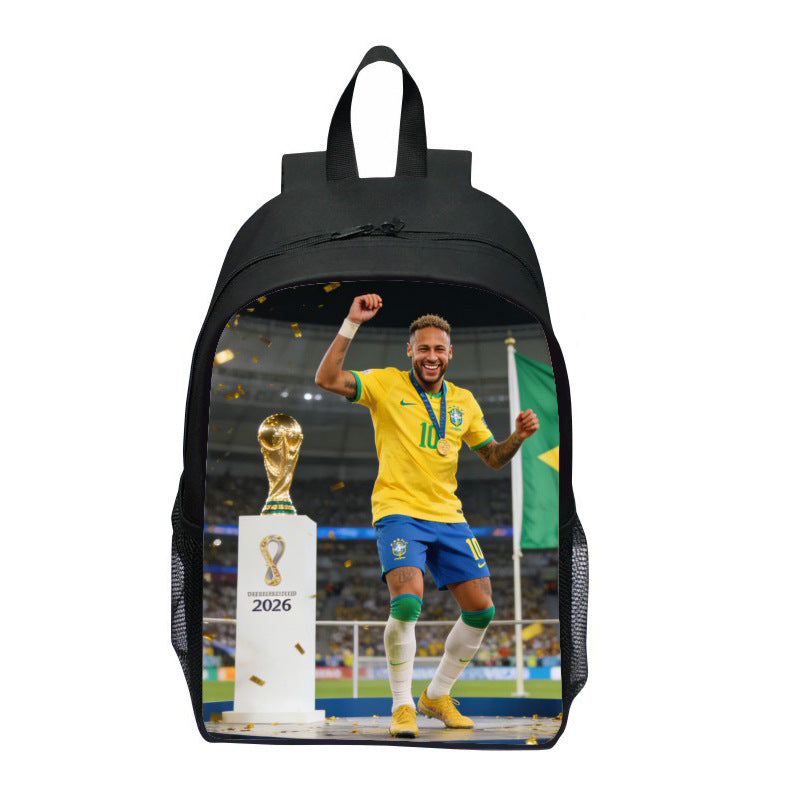 Ryggsekk med iøynefallende sportmotiv Skanto