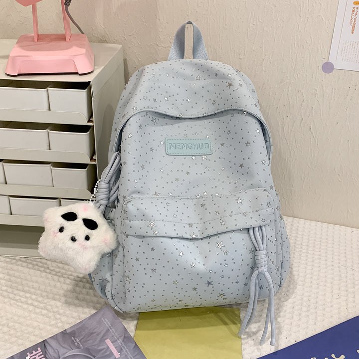 Stjerne-print Casual Skole Rygsekk Skanto