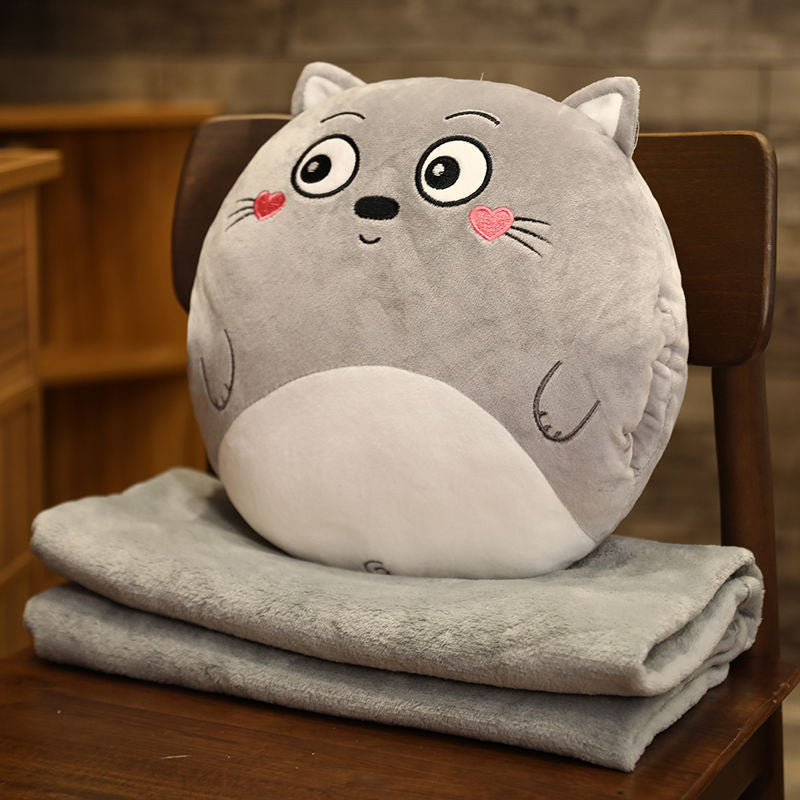 Plush gulrotpute og teppesett Skanto