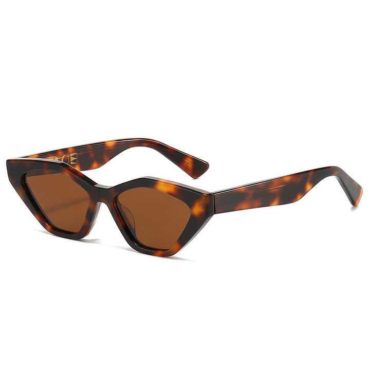 Dame Cat-Eye solbrille med unikt design og høy kvalitet UV-beskyttelse Skanto